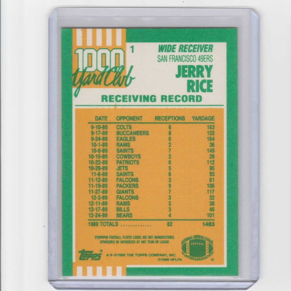 Jerry Rice Marcus Allen 1000 Club 49ers Chiefs Raiders HOF Wide Receiver Perfect - Picture 4 of 6